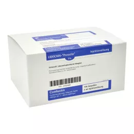 LIDOCAIN PRESSELIN 1 % injeksjonsvæske, oppløsning, 50X2 ml
