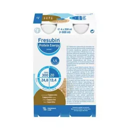 FRESUBIN PROTEIN Energy DRINK Cappucc.drink, 4X200 ml