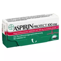 ASPIRIN Protect 100 mg enterotabletter, 42 stk