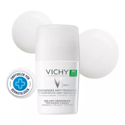 VICHY DEO Roll-on Sensitive Antiperspirant 48 timer, 50 ml VICHY DEO Roll-on Sensitive Antiperspirant 48 timer, 50 ml