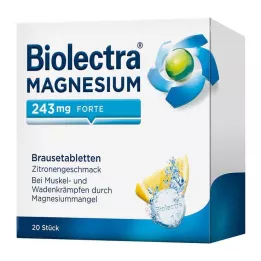 BIOLECTRA Magnesium 243 mg forte Lemon Br. tbl, 20 stk