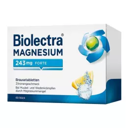 BIOLECTRA Magnesium 243 mg forte Lemon Br. tbl, 60 stk