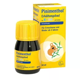 PINIMENTHOL Kaldt bad for barn fra 2 år Eukalyptus, 30 ml