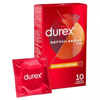 DUREX Sensitive ekstra store kondomer, 10 stk