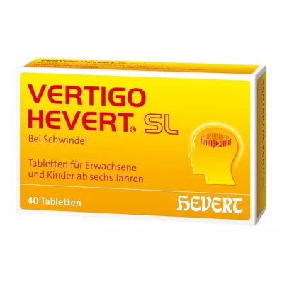 Vertigo Hevert SL tabletter, 40 stk Vertigo Hevert SL tabletter, 40 stk