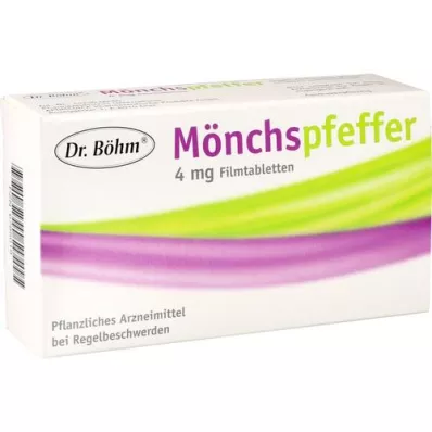 DR.BÖHM Munkpepper 4 mg filmdrasjerte tabletter, 60 kapsler