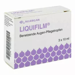 LIQUIFILM Fuktighetsbevarende øyedråper, 3X10 ml