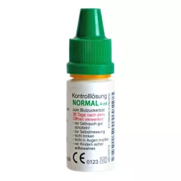 GLUCO TEST Pluss kontrolløsning normal, 4 ml