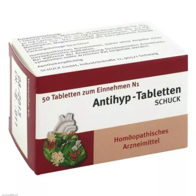 ANTIHYP Schuck tabletter, 50 stk