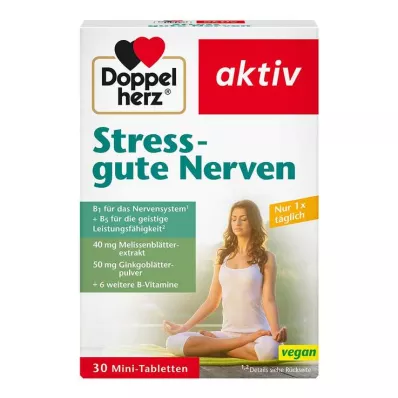 DOPPELHERZ Stress good nerves tabletter, 30 stk