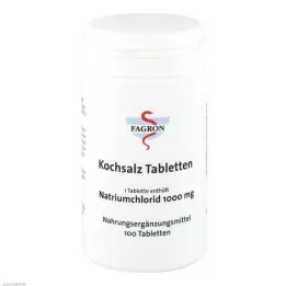Bordsalt 1000 mg tabletter, 100 stk