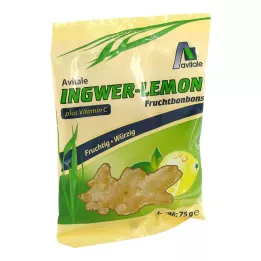 INGWER LEMON Godteri+Vitamin C, 75 g
