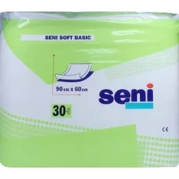 SENI Soft Basic liggeunderlag 60x90 cm, 30 stk
