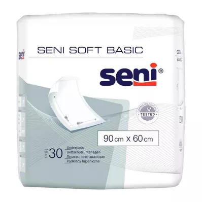 Seni Soft Basic liggeunderlag 60x90 cm, 30 stk Seni Soft Basic liggeunderlag 60x90 cm, 30 stk