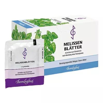 Melissa blad te filterposer, 20X1,5 g