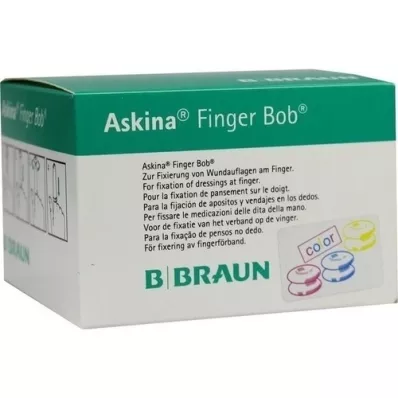 ASKINA Finger Bob farget, 50 stk