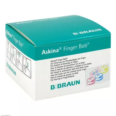 ASKINA Finger Bob farget, 50 stk