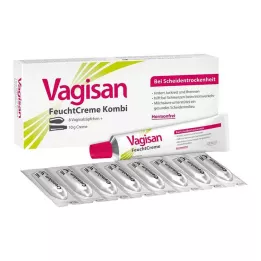 VAGISAN MoistCream Combi 8 ovuler+10 g krem, 1 stk