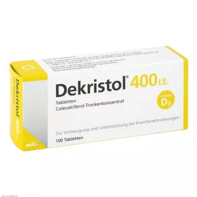 DEKRISTOL 400 I.E. tabletter, 100 stk DEKRISTOL 400 I.E. tabletter, 100 stk