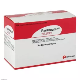 PANKREATAN 10 000 magsaftresistente harde kapsler, 200 stk
