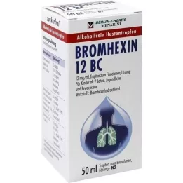 BROMHEXIN 12 BC Orale dråper, 50 ml