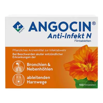 ANGOCIN Anti Infekt N Filmdrasjerte tabletter, 100 kapsler ANGOCIN Anti Infekt N Filmdrasjerte tabletter, 100 kapsler