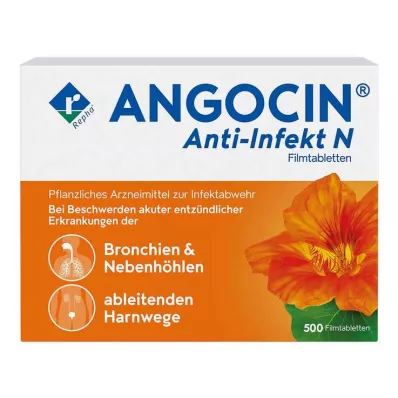 ANGOCIN Anti-infeksjon N filmdrasjerte tabletter, 500 stk