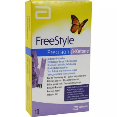 FREESTYLE Precision ß-Ketone blodketonteststrimmel, 10 stk FREESTYLE Precision ß-Ketone blodketonteststrimmel, 10 stk