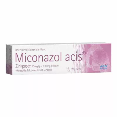 Miconazol acis sinkpasta, 20 g Miconazol acis sinkpasta, 20 g