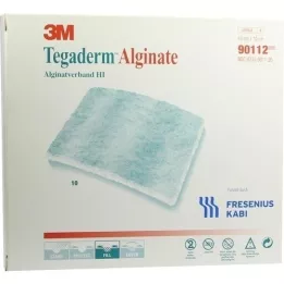 TEGADERM Alginat FK Kompresser 10x10 cm 90112, 10 stk