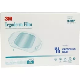 TEGADERM Film 6x7 cm 1624NP, 5 stk