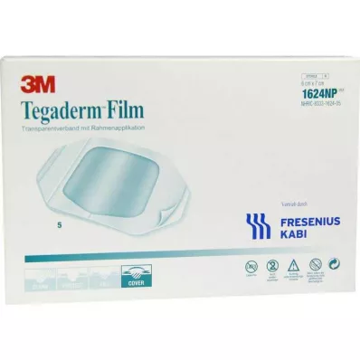 TEGADERM Film 6x7 cm 1624NP, 5 stk