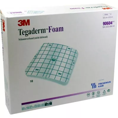 TEGADERM Skumbandasje FK 8,8x8,8 cm 90604, 10 stk