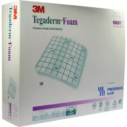 TEGADERM Skumbandasje FK 10x10 cm 90601, 10 stk