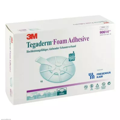 TEGADERM Skumlim 6,9x7,6 cm oval 90614, 10 stk