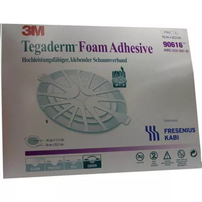 TEGADERM Skumlim FK 19x22,2 cm oval 90616, 5 stk TEGADERM Skumlim FK 19x22,2 cm oval 90616, 5 stk