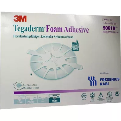 TEGADERM Skumlim FK 13,9 cm rund 90619, 5 stk