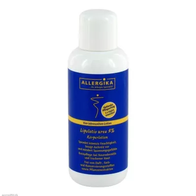 Allergisk Lipolotio urea 5 %, 200 ml Allergisk Lipolotio urea 5 %, 200 ml