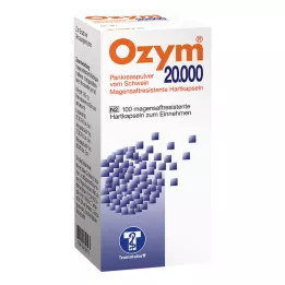 OZYM 20 000 harde kapsler med enterisk belegg, 100 stk