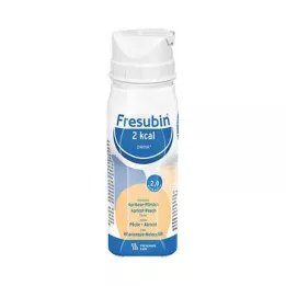 FRESUBIN 2 kcal DRINK Aprikos-fersken-drikk, 4X200 ml