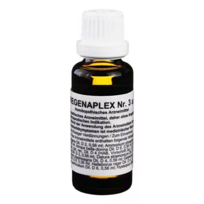 REGENAPLEX Nr. 3 a dråper, 30 ml REGENAPLEX Nr. 3 a dråper, 30 ml