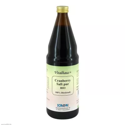 Tranebærjuice ren økologisk vital, 750 ml