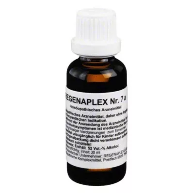 Regenaplex No.7 a dråper, 30 ml Regenaplex No.7 a dråper, 30 ml