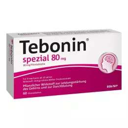 TEBONIN spesielle 80 mg filmdrasjerte tabletter, 60 stk