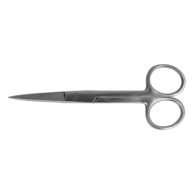 Bandasjesaks spiss/spiss 13 cm rustfri (1 stk)