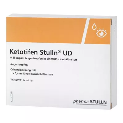 KETOTIFEN Stulln UD Øyedråper enkeltdose pip., 10X0,4 ml KETOTIFEN Stulln UD Øyedråper enkeltdose pip., 10X0,4 ml