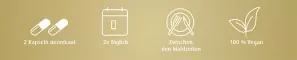 Instructions for use for Maca Gold vegetarisk kapsel, 180 stk - 2