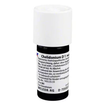 CHELIDONIUM D 1 Fortynning, 20 ml CHELIDONIUM D 1 Fortynning, 20 ml