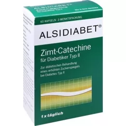 ALSIDIABET Cinnamon Catechins for Diab. type II Kapsler, 60 stk