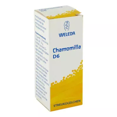 CHAMOMILLA D 6 globuli, 10 g CHAMOMILLA D 6 globuli, 10 g